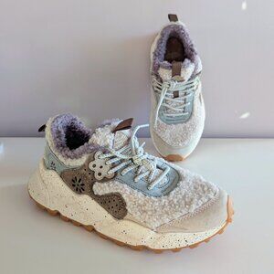 Flower Mountain Sundance Kotetsu Suede Teddy Shearling Sneaker Size US 7.5 EU 38